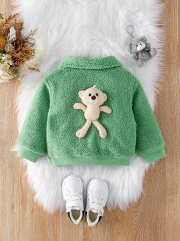 Baby Girl Bear Doll Decor Teddy Jacket