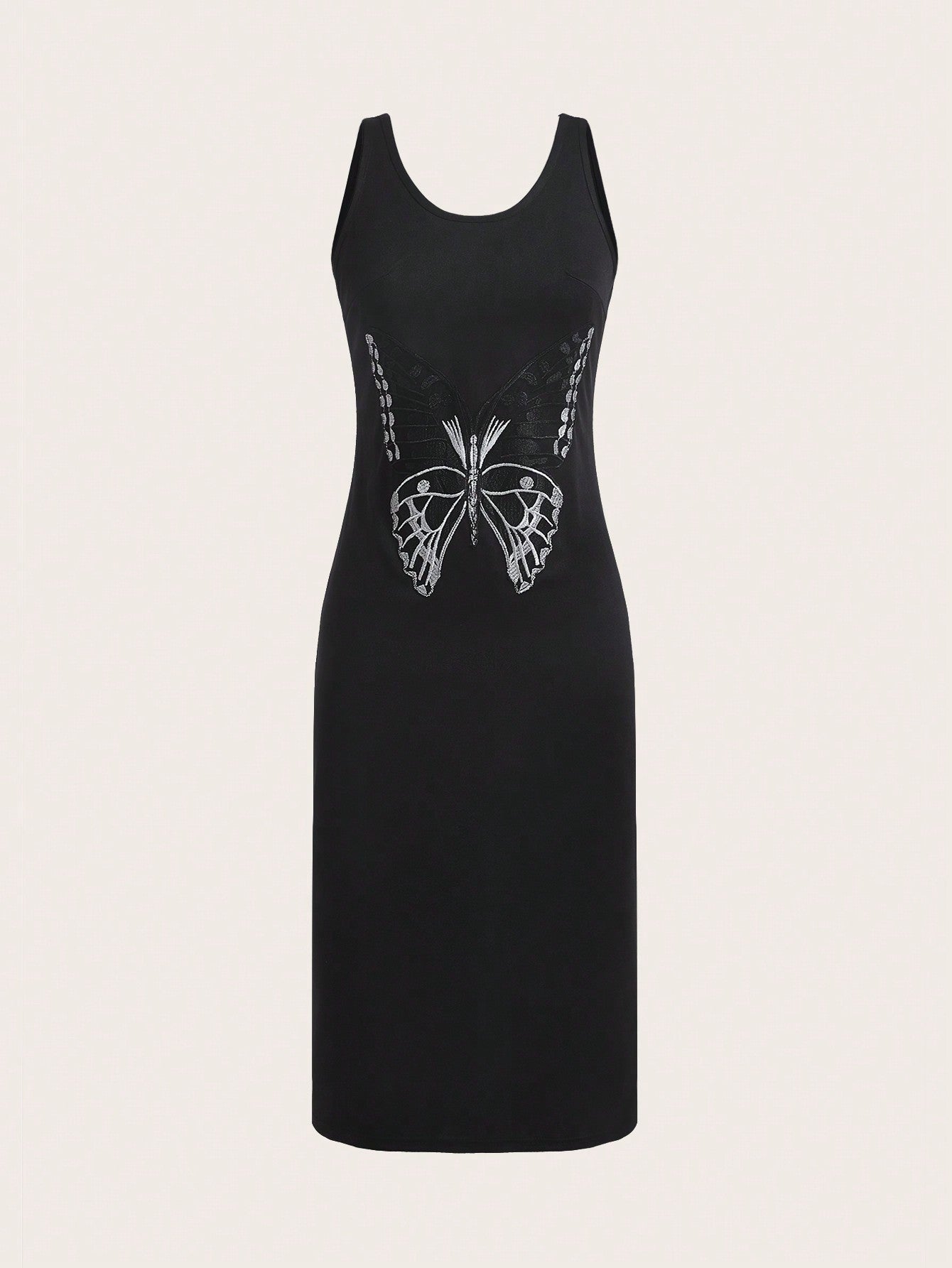 Butterfly Print Tank Dress