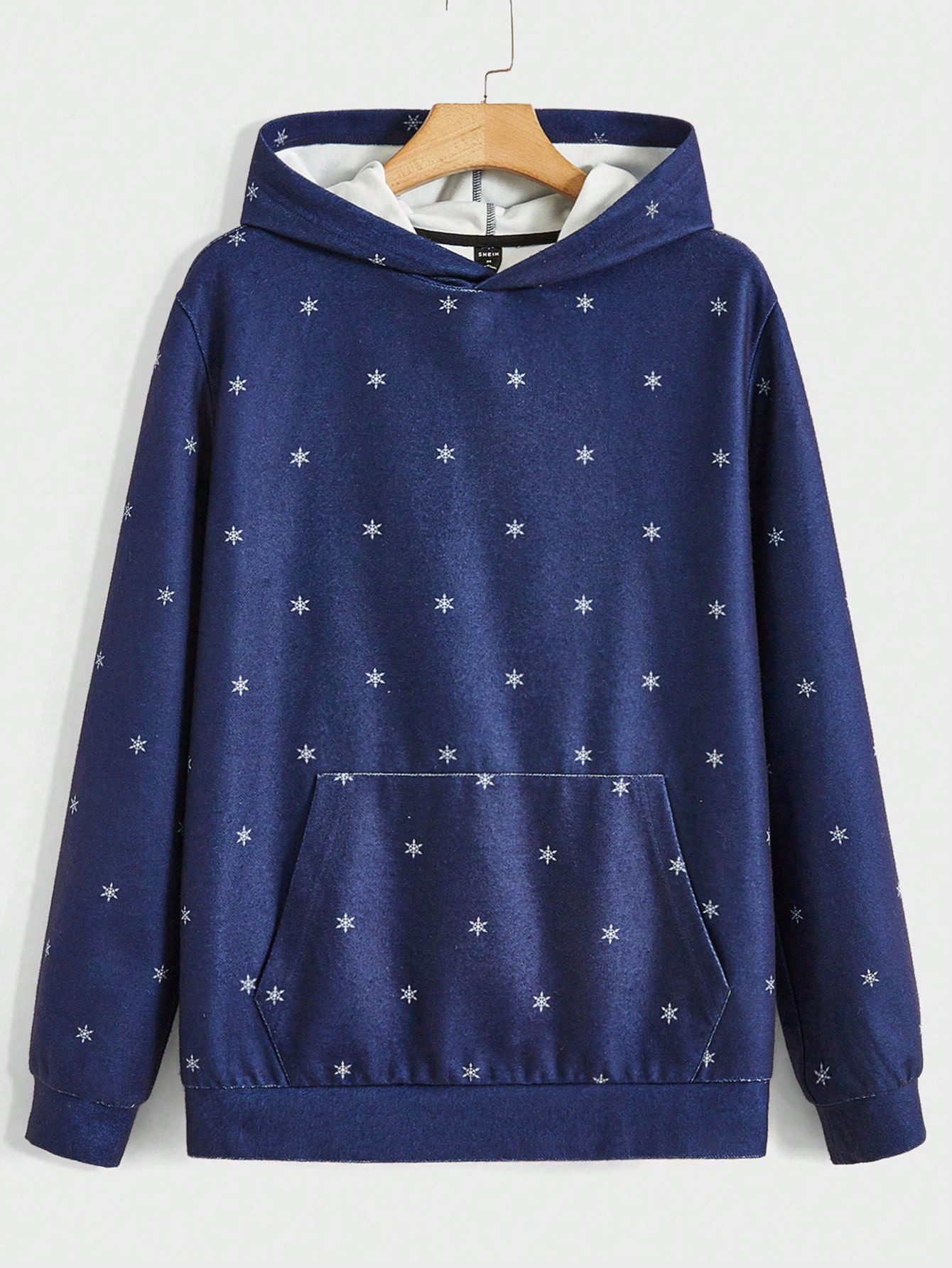 Men All Over Print Kangaroo Pocket Hoodie