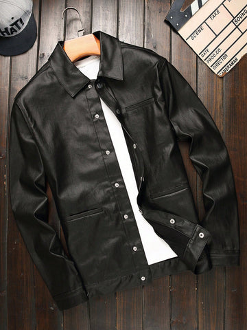 Men Dual Pocket Denim Jacket Without Tee