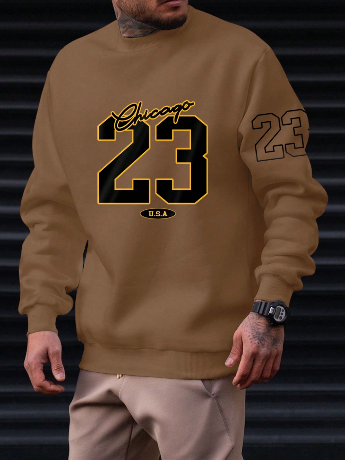 Men Letter Graphic Sweatshirt