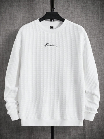 Men Letter Graphic Sweatshirt