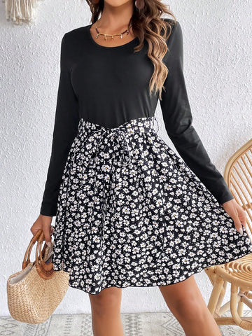 Floral Print Vacation Dress