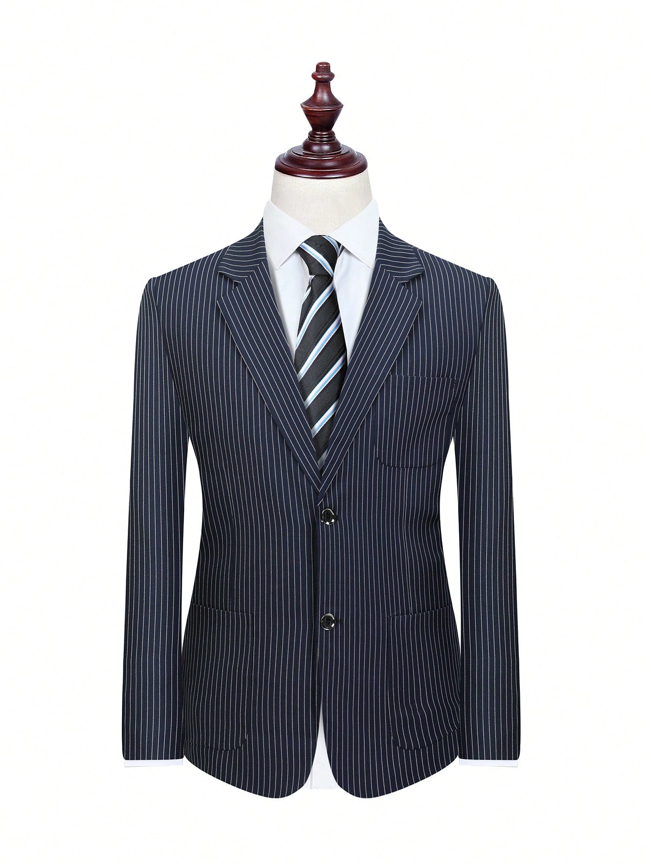 Men's Striped Blazer Jacket