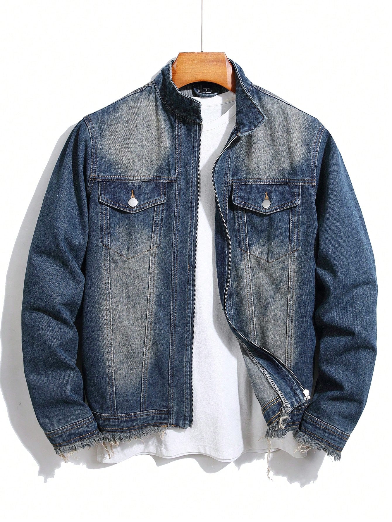 Men's Flap Pocket Denim Jacket