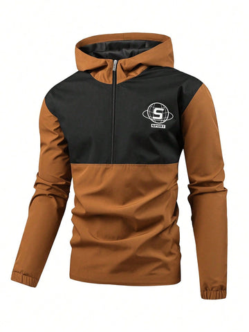 Men's Hooded Zipper Sports Jacket Workout Tops