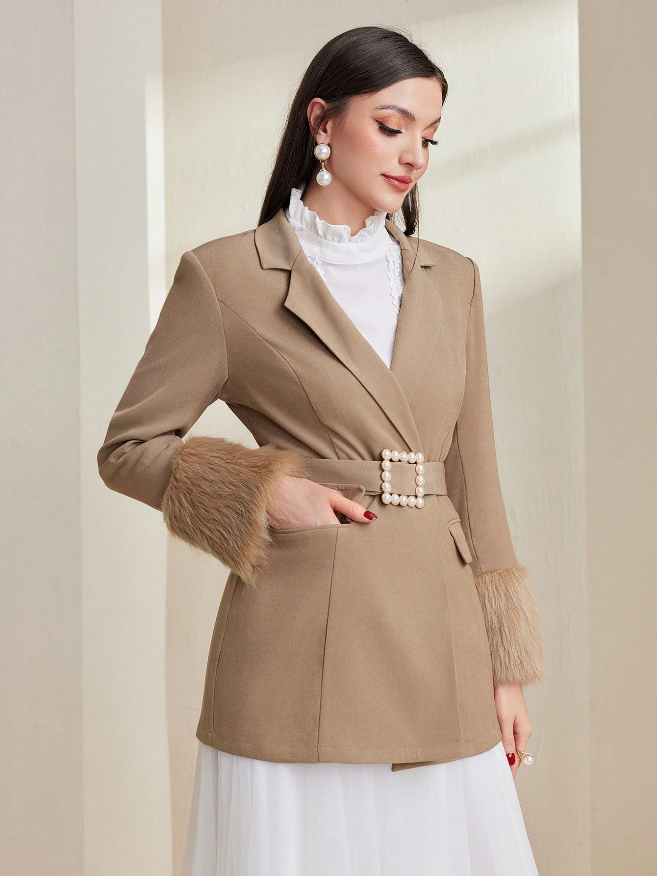 Women's Blazer With Cuffs