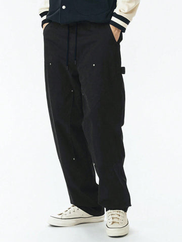 Men's Drawstring Waist Long Pants