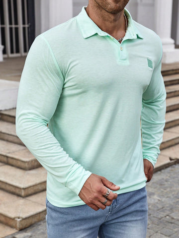 Men's Long Sleeve Polo Shirt