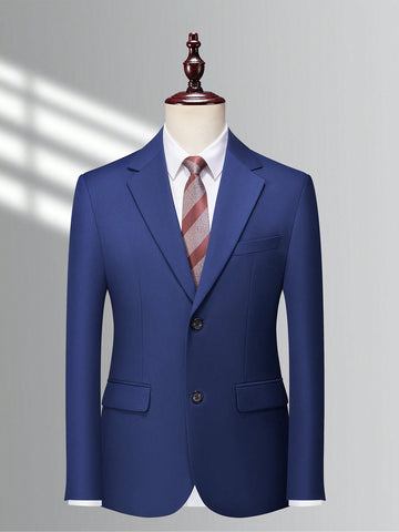 Men'S Lapel Blazer