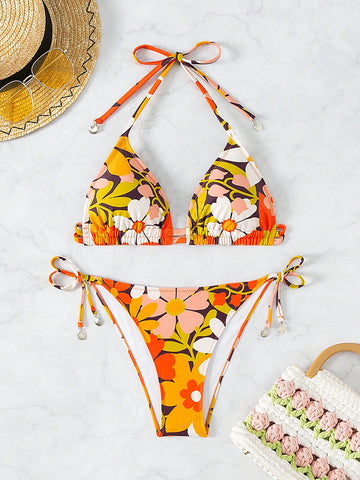 Women's Butterfly Print Two-Piece Swimsuit Carnival