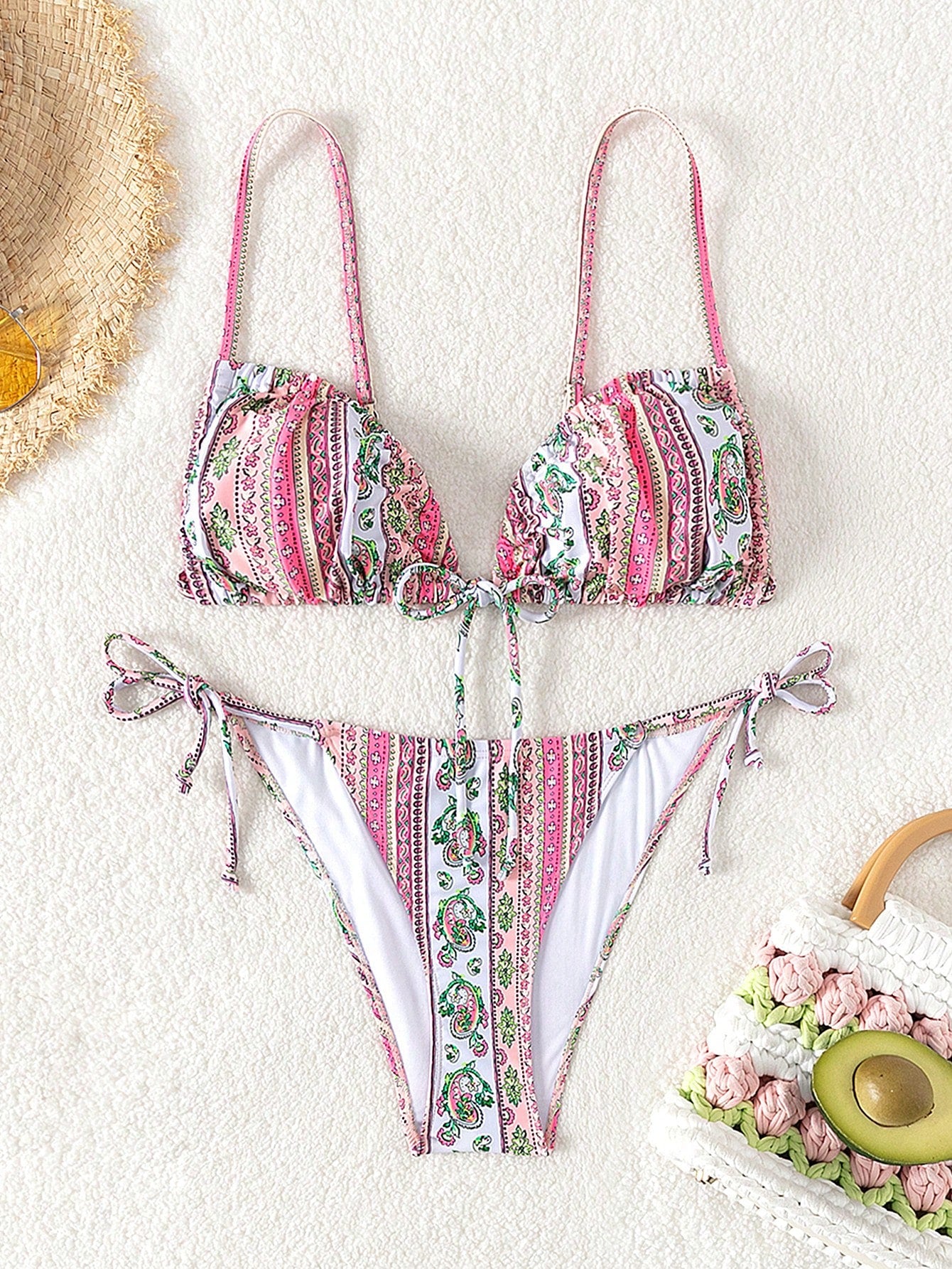 Ladies' Full Printed Bikini Set