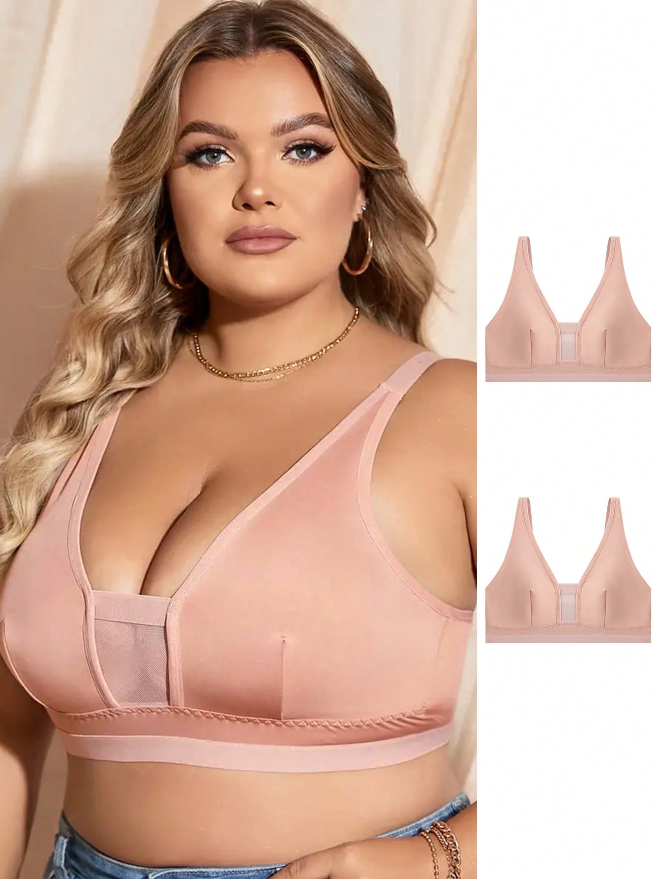 Plus Size Wire-Free Bra