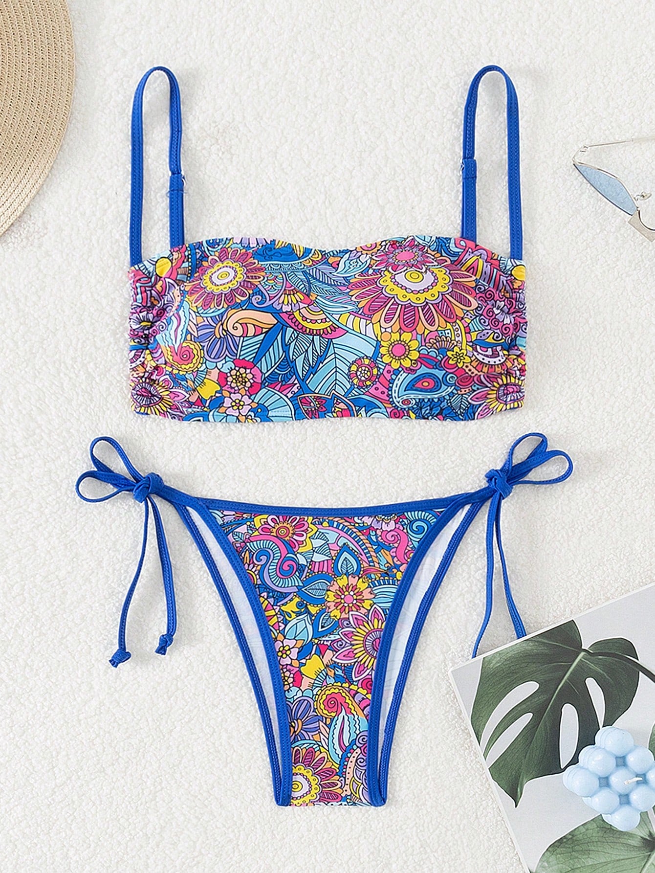 Women's Sexy Flower Printed Swimsuit Set Carnival