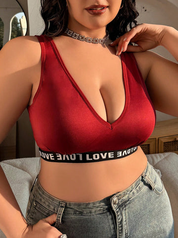 Women's Wireless Plus Size Bra