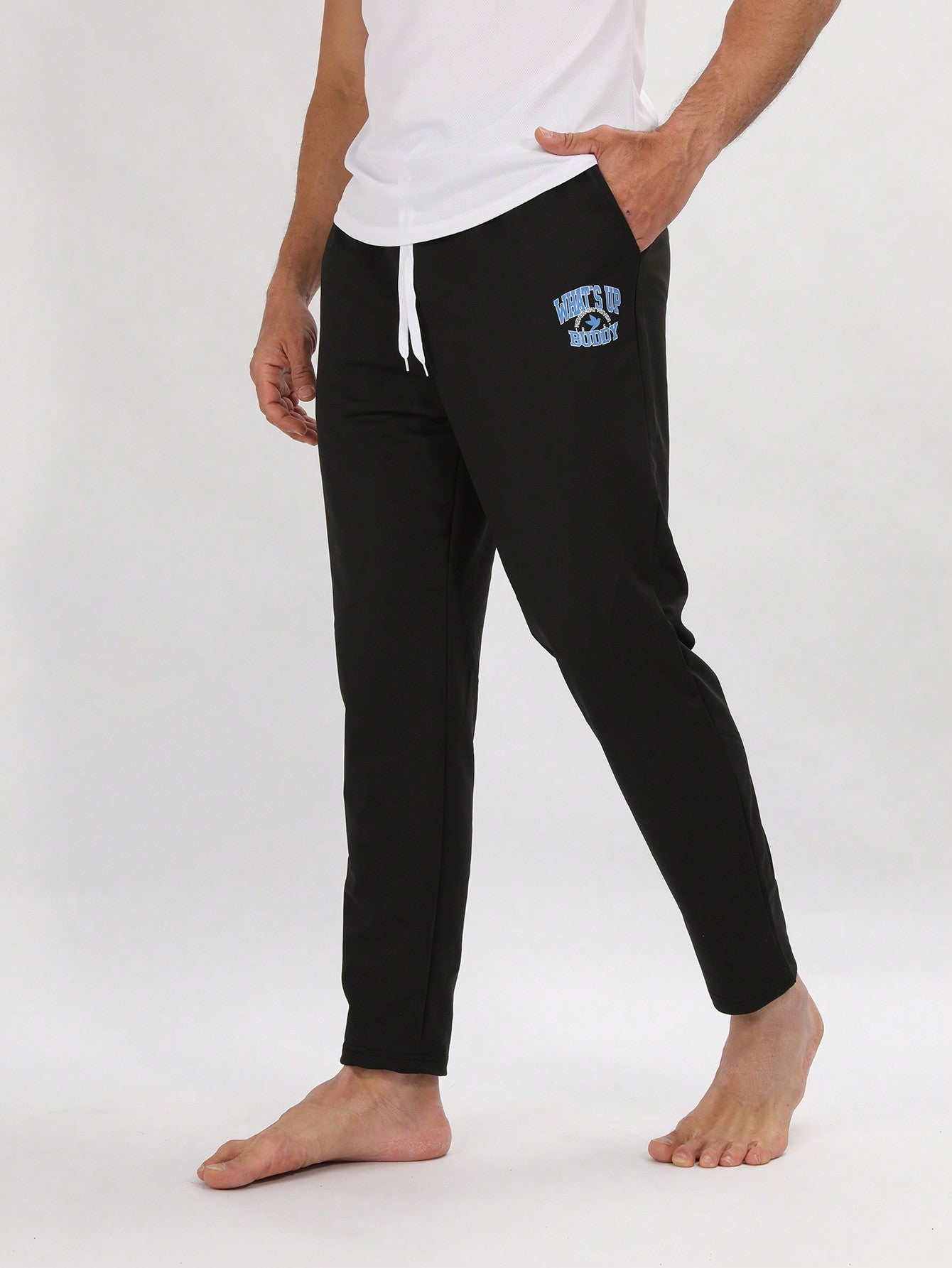 Men's Letter Printed Sports Pants