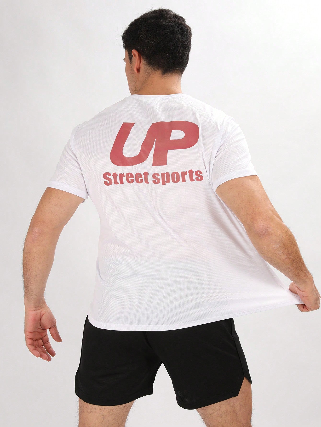 Men's Letter Printed Sports T-Shirt