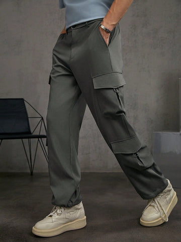 Men's Woven Casual Cargo Pants